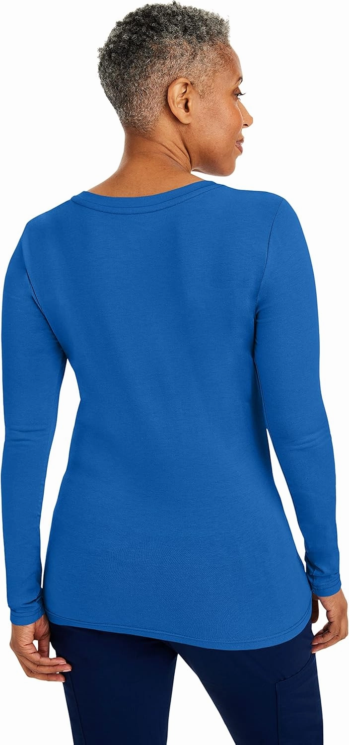 Healing Hands Women's Underscrub Soft Knit Melissa Longsleeve Scrub Tee with Breathable & Easy Care Fabric 5047