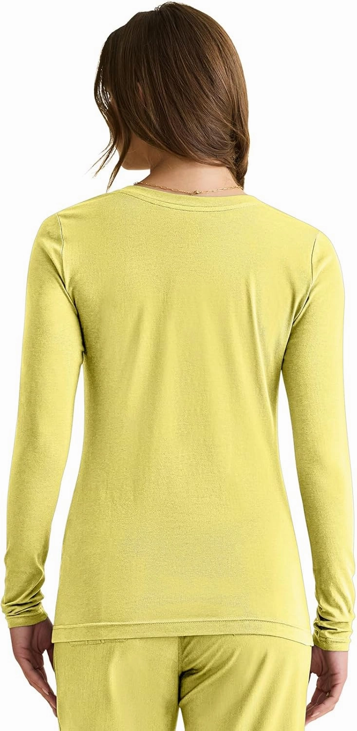 Healing Hands Women's Underscrub Soft Knit Melissa Longsleeve Scrub Tee with Breathable & Easy Care Fabric 5047