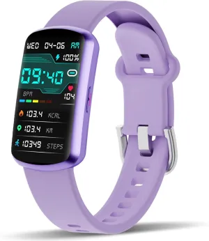 Health Fitness Tracker, Smart Watch with 24/7 Heart Rate and Blood Pressure Monitor, Activity Tracker with Blood Oxygen, 120 Sport Mode Waterproof Sleep Tracker for Women Men