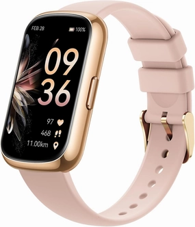 Health Fitness Tracker for Men Women: 24H Heart Rate Monitor Activity Trackers Blood Oxygen Sleep Step Calorie Tracking 5ATM Waterproof Fitness Smart Watches for Woman Compatible with iPhone Android