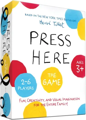 Hervé Tullet's Press Here Game (Art Games for Preschool, Preschool Game, Games for Children Ages 2-6)