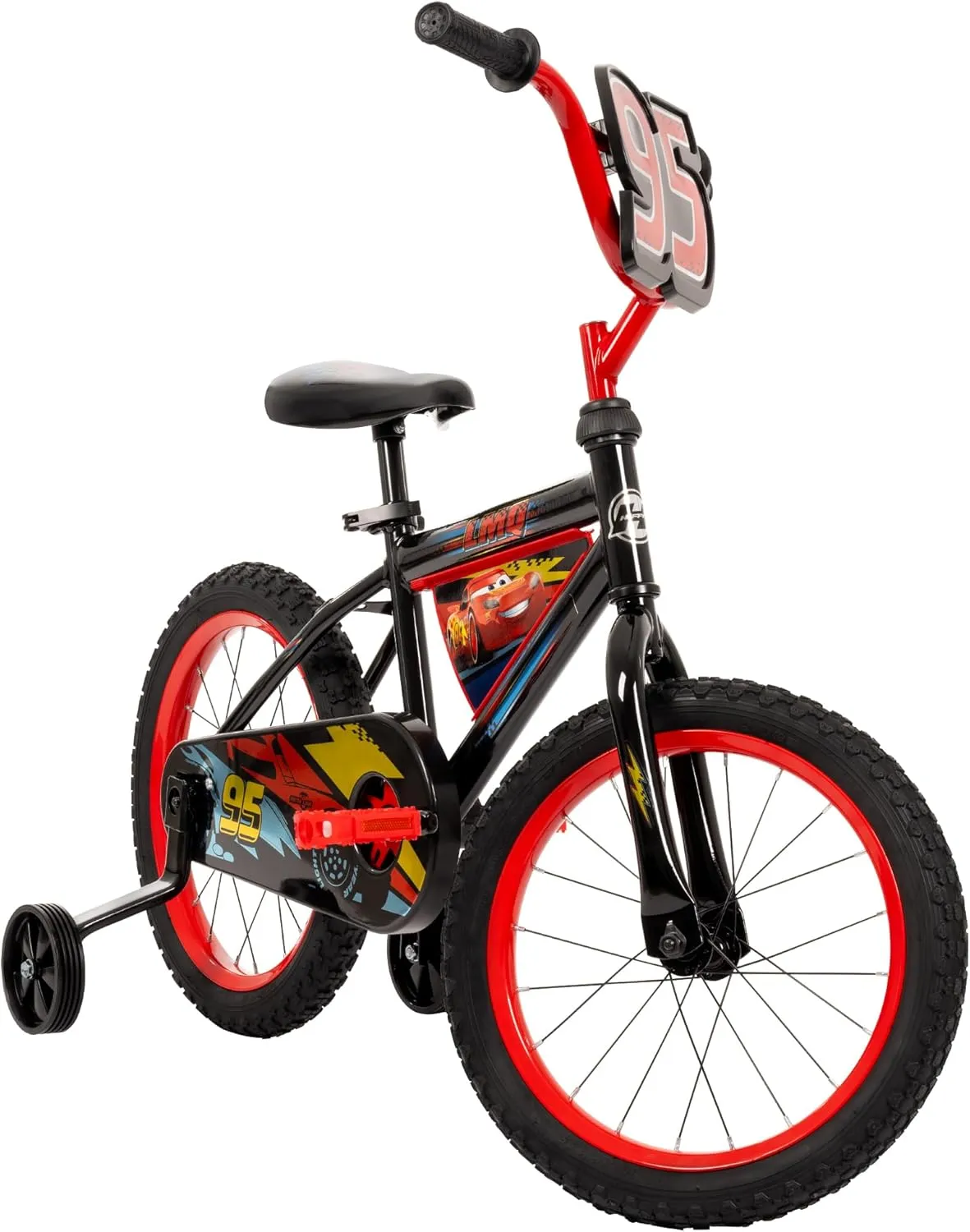 Huffy Disney and Marvel 12/16 Inch Boy's Bike for Kids, Multiple Color Options and Designs Available, Ideal for Ages 3  Years Old, Removable Training Wheels, Adjustable Seat, Simple Coaster Brake