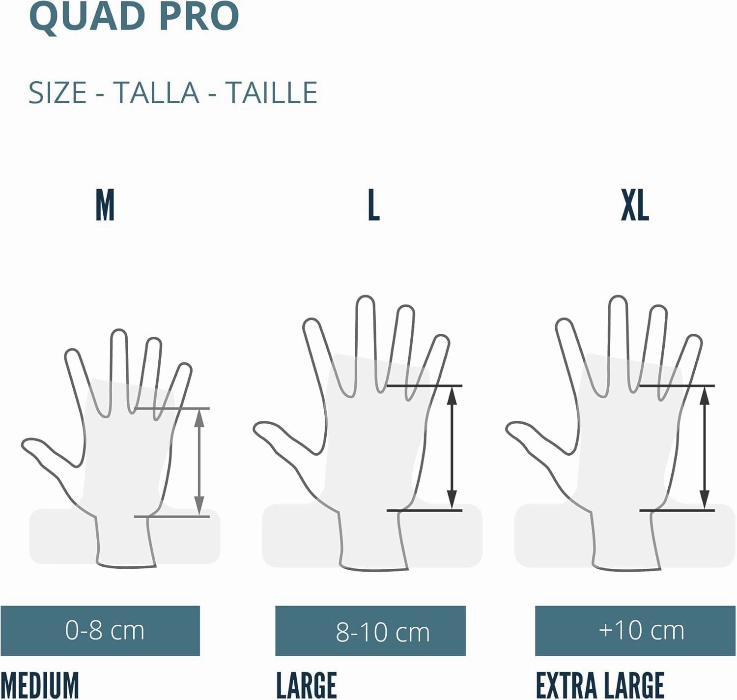 I Quad Pro Handgrips I Professional Cross Training Gloves or Gymnastics I All Surface I Use with Magnesium I Includes Free Bands