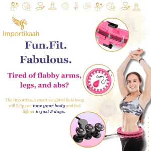 Importikaah Smart Weighted Ball Hula Hoop: Fitness Star Trio