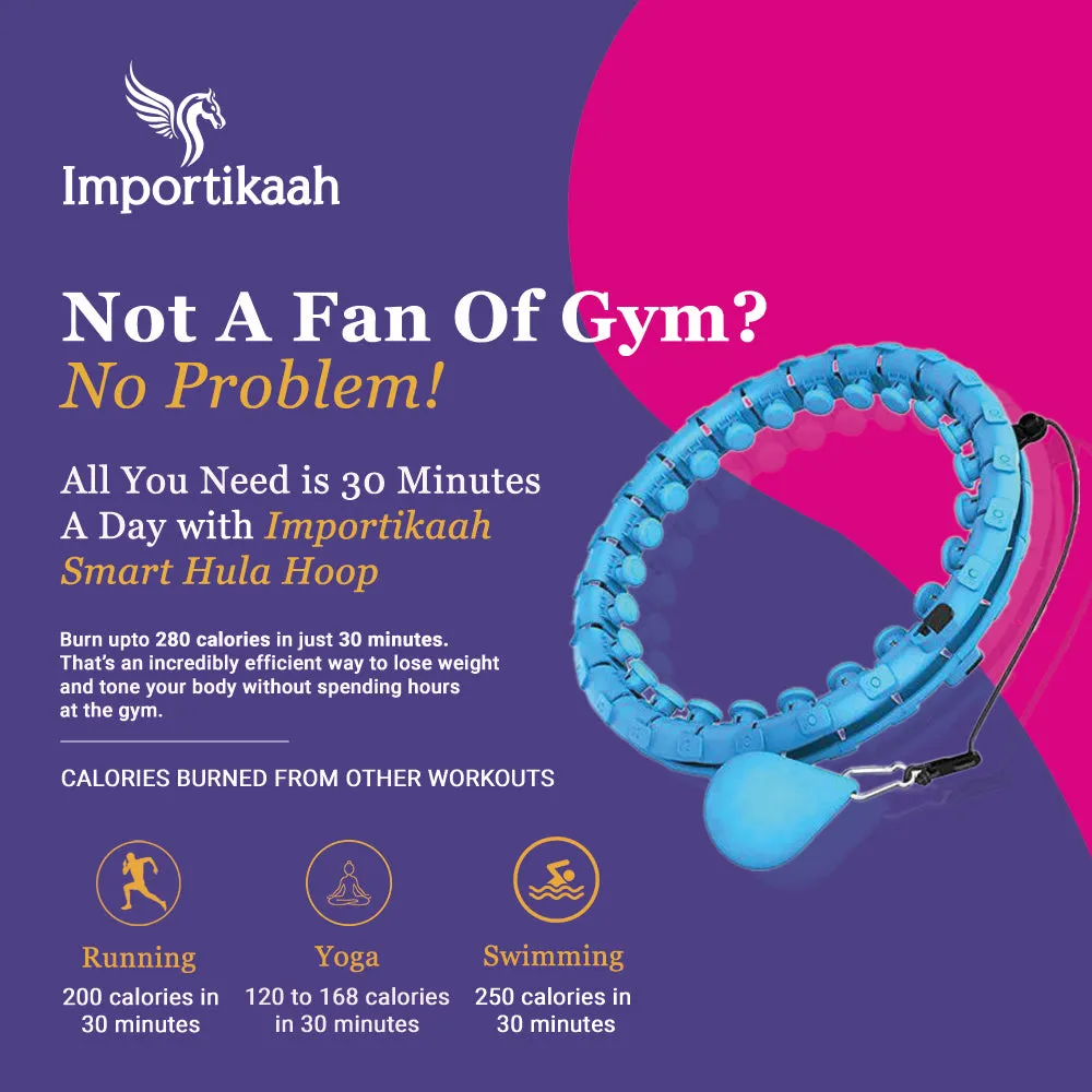 Importikaah Smart Weighted Ball Hula Hoop: Fitness Star Trio