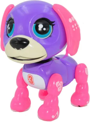 Interactive Puppy - Smart Pet, Electronic Robot Dog Toys for Age 3 4 5 6 7 8 Year Old Girls, Gift Idea for Kids ● Voice Control＆Intelligent Talking (Dark Purple)