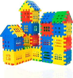 Interlocking Building Blocks – 70-Piece Kids for Toddlers and Kids – Fun and Educational Toy Building Set for Skill Development, Educational Conventional Toys Gift for Boys Girls57
