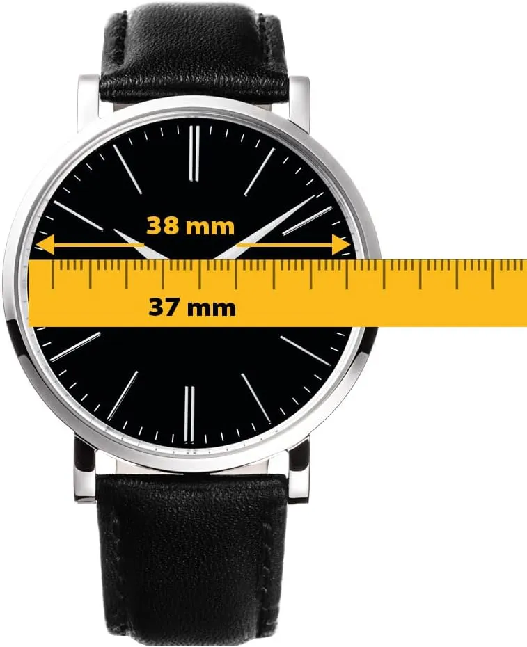 IPG for Universal Round Watch Screen Protector (2 Units) Hydrogel Film Bubble Free Anti-Scratch Invisible Protection Good for Smart Watch Too Size Options are Available (37 mm Diameter)