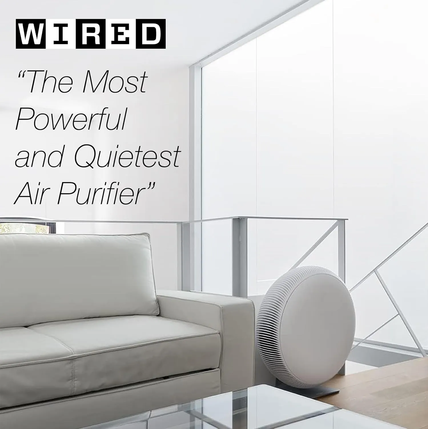 IQAir Atem X Smart Air Purifier for Large Room up to 1650 sq. ft., WiFi App Control, HyperHEPA Filters Wildfire Smoke, Viruses, Bacteria, Allergies, Asthma Triggers, Mold, Made in Germany