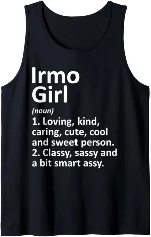 IRMO GIRL SC SOUTH CAROLINA Funny City Home Roots Gift Tank Top