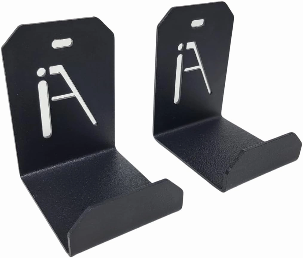 IRON AMERICAN Adjustable Weight Bench Hanger - Hang Benches, Rowing Machines, Hex Bars, Barbells - 100lb Capacity - Hardware Included - Made in USA