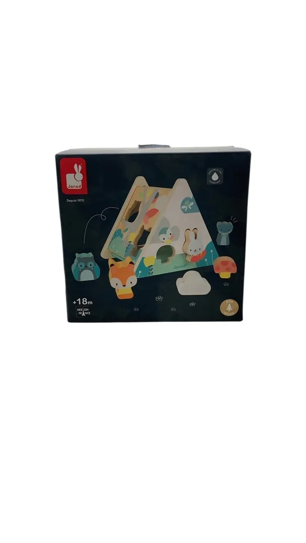 Janod Shape Sorter, Pure (Wood)