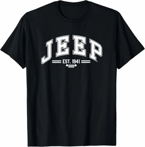 Jeep Collegiate (White Print) T-Shirt