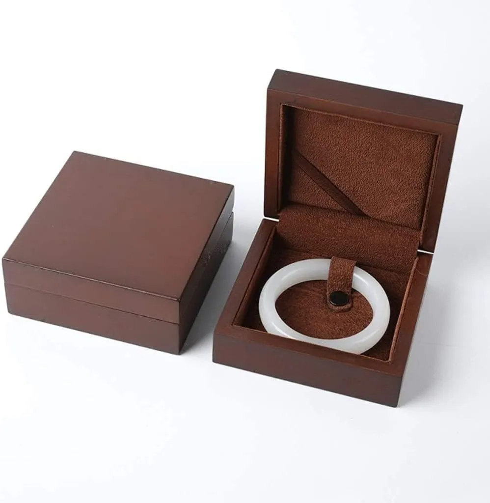 Jewellery Storage Solid Wood Jewelry Box Portable Jewelry Gift Box Set Necklace Bracelet Earring Jewellry Display Box Jewellery Display Box