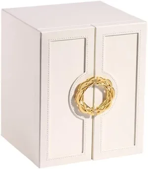 Jewelry Box Jewelry Box Double Door Five Drawer Storage Box Ring Earring Necklace Bracelet Lipstick Watch Storage Box Built-in Flannel Jewelry Organizer
