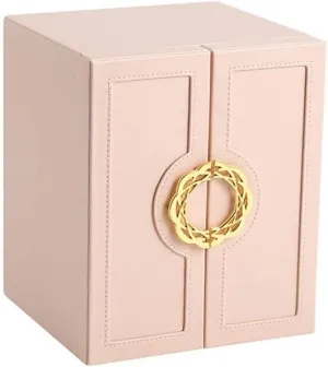 Jewelry Box Jewelry Box Double Door Five Drawer Storage Box Ring Earring Necklace Bracelet Lipstick Watch Storage Box Built-in Flannel Jewelry Organizer