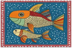 Jigsaw Puzzle Cartoon Fish Colorful Puzzles for Adults 500 Puzzles for Seniors Family Game