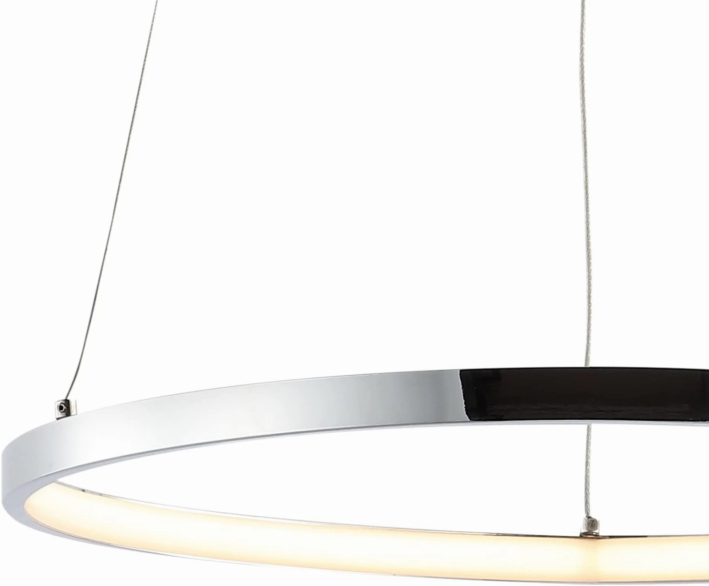 JONATHAN Y JYL7202C Bradley 15.75" 1-Light Modern Contemporary Metal Round Integrated LED Pendant Midcentury Transitional Adjustable Dining Room Living Room Kitchen Island Foyer Bedroom, Chrome