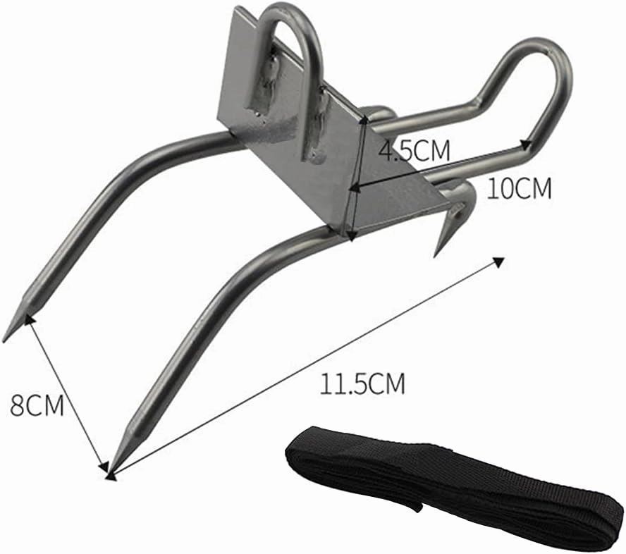JoyTube Tree Climbing Tool Stainless Spikes Non-Slip Shoes