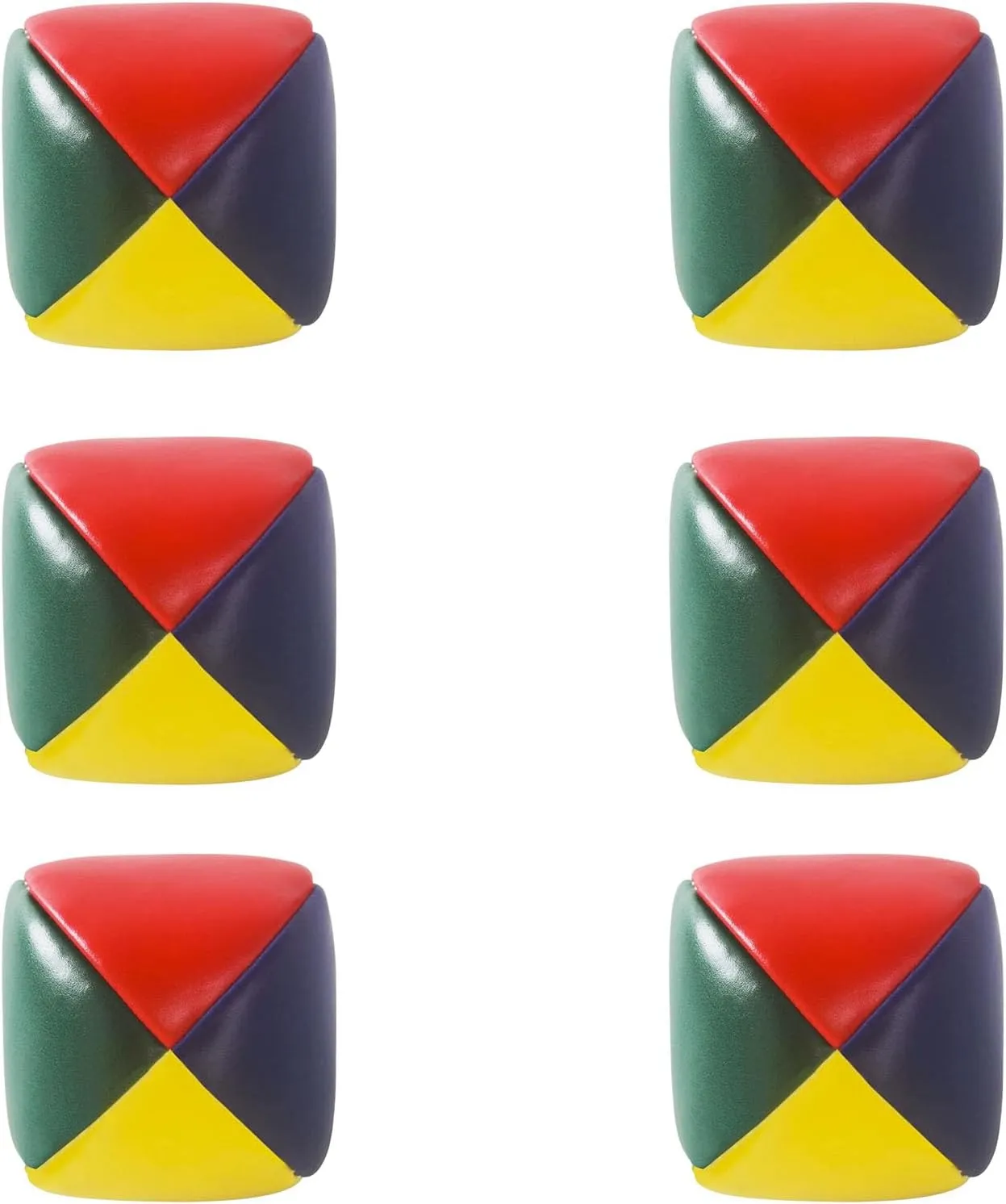 Juggling Ball 6 Pack Multicoloured Soft Juggling Balls for Beginners Professional Children Adults