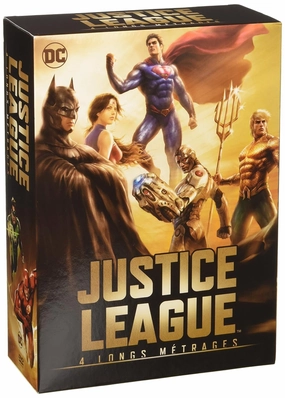 Justice League 4 Movie Collection - 4-DVD Boxset ( Justice League: The Flashpoint Paradox / Justice League: Throne of Atlantis / Justice League: Gods and [ NON-USA FORMAT, PAL, Reg.2 Import - Fra
