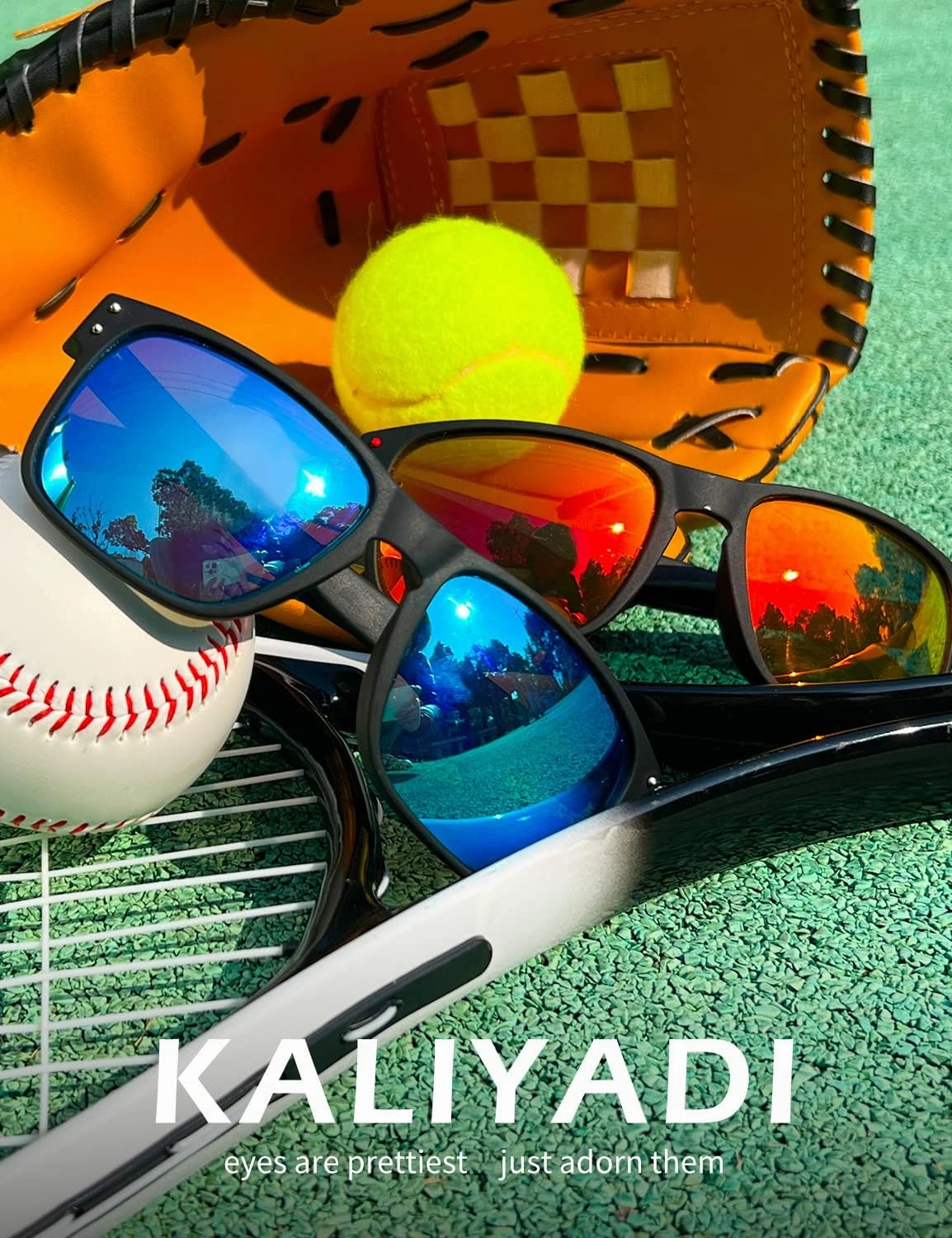 KALIYADI Polarized Sunglasses for Men and Women Vintage Style Sun Glasses for Fishing Running Driving with UV Protection