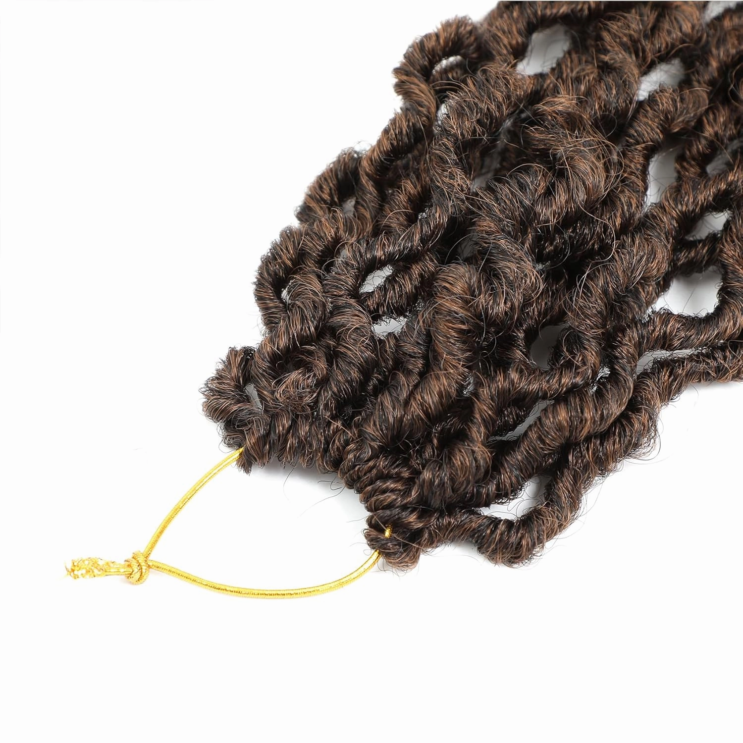 Karida Goddess Locs Crochet Hair 12 Inch, 8 Packs Faux Locs Crochet Hair for Black Women, Pre Looped Crochet Faux Locs With Curly Ends (12 Inch (Pack of 8), T30#)