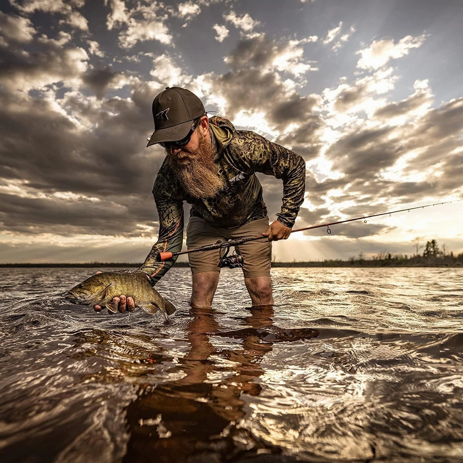 KastKing Speed Demon Pro Tournament Series Bass Fishing Rods, Elite Carbon High Modulus 1 Pc Blanks, Fuji Guides & Reel Seats, 20 Technique Specific Lengths & Actions-Spinning & Casting
