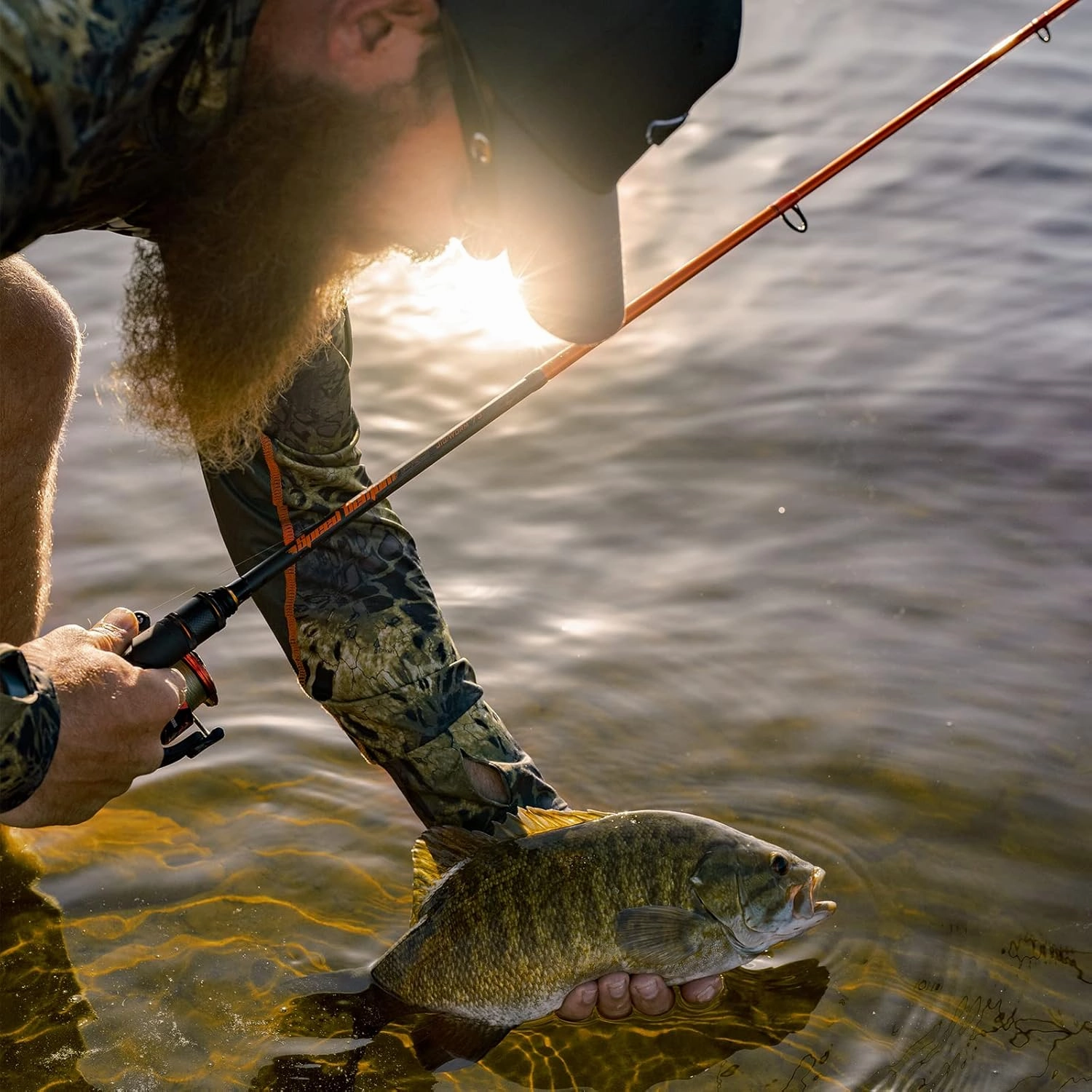 KastKing Speed Demon Pro Tournament Series Bass Fishing Rods, Elite Carbon High Modulus 1 Pc Blanks, Fuji Guides & Reel Seats, 20 Technique Specific Lengths & Actions-Spinning & Casting