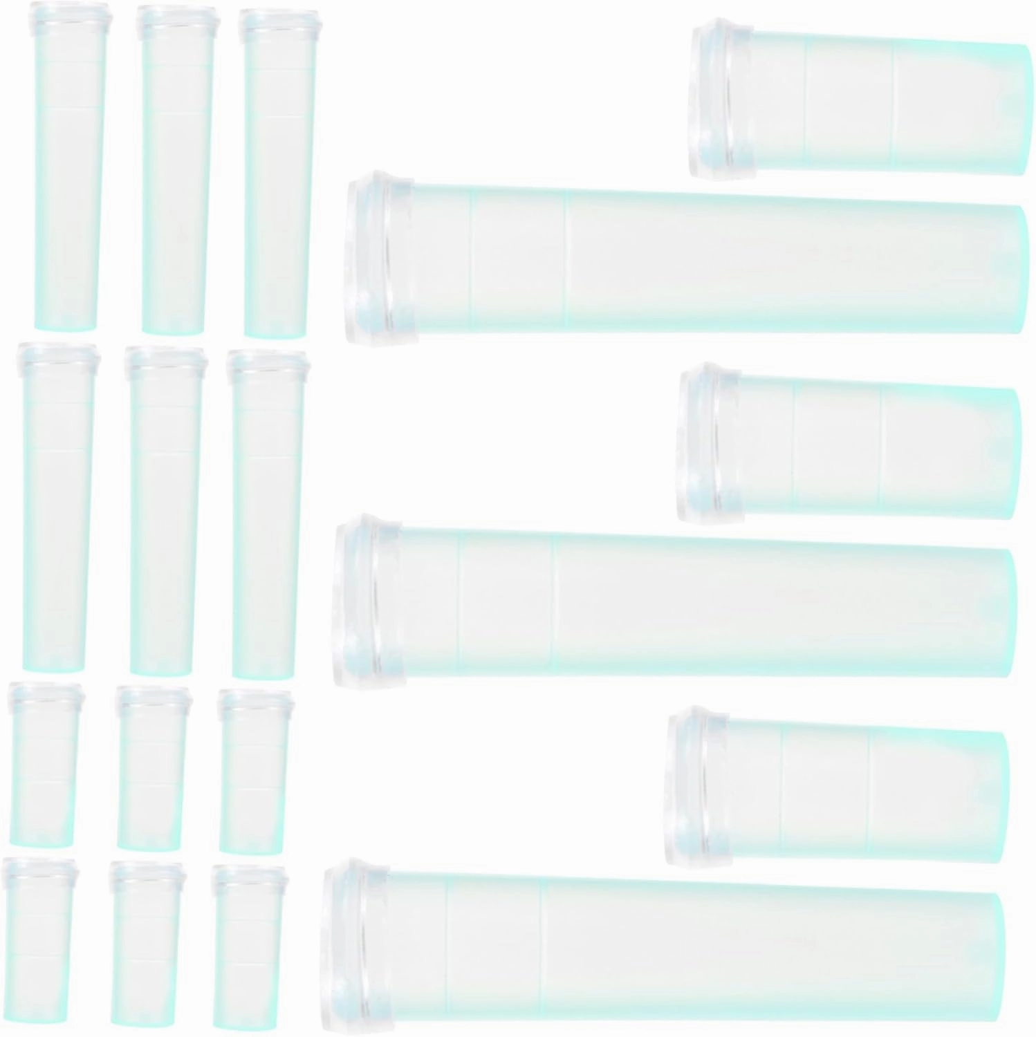 KESYOO 400pcs Flower Nutrition Tube Propagation Lawn Planter Propagate Garden Indoor Tubes Flowers Floral Flower Arrangement Tools Flower Transplanting Tube Plastic Light Green