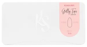 Kiara Sky Gelly Tips | Soak Off Soft Gel Nail Extensions | 500 pieces - 10 Sizes | Almond Medium
