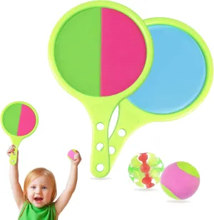 Kids Toys Toss and Catch Ball: Outdoor Games Ball and Catch for Yard Playground and Beach - Outside Activities for Kids Age 3 
