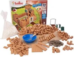 Knight's Castle Brick Construction Set, 435 Building Blocks, Erector Set and STEM Building Toy
