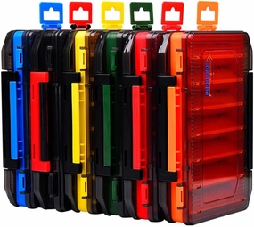 KTGCOZS Double Sided Tackle Fishing Tackle Box Lure Waterproof Compartments Hook Storage Case (Black)