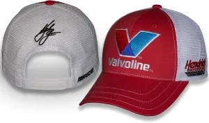 Kyle Larson #5 NASCAR 2025 Adult Sponsor Mesh Snapback Red Hat