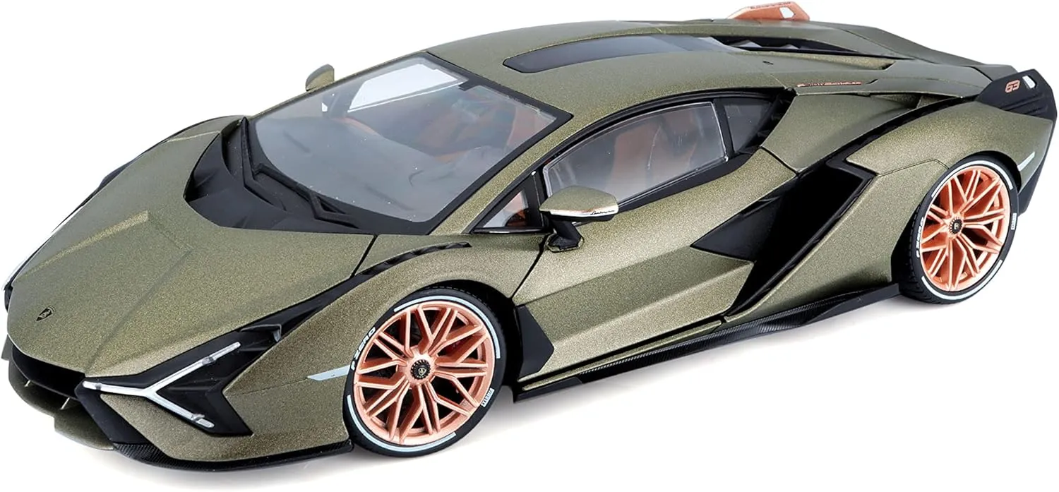 Lamborghini Bburago,Plastic ,1:18 Sián FKP37 - Green