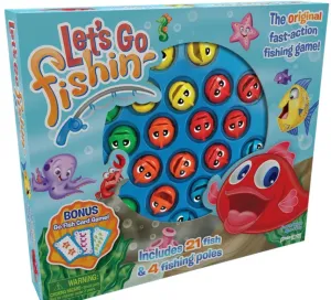 Let's Go Fishin' ft W/ Bonus Go Fish Card Game