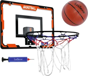 Lexibook, Interactive basketball hoop, score counter, sound effects, basketball, pump included and installation kit included, JG920