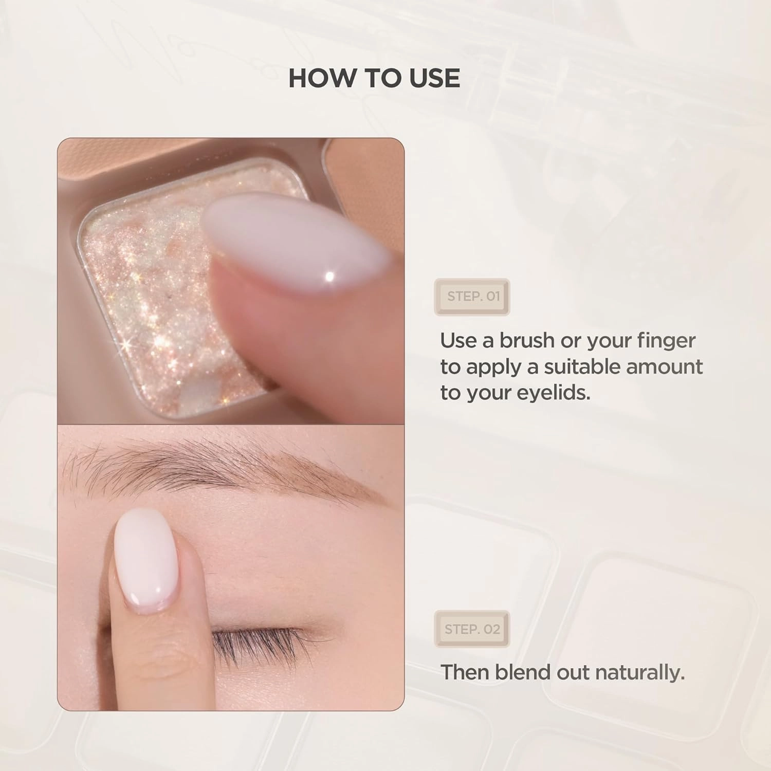 LILYBYRED Mood keyboard eyeshadow palette | Soft neutral ash color, Long-Wearing, glitter, Clear watercolor | Palette With Easy Color Matching For All | K-beauty (02#Ash Mauve)