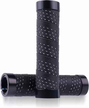 Lock-On Bike Handlebar Grips – Shock-Absorbing Silicone   EVA Wrap, Anti-Slip & Breathable, Dual Locking for BMX,MTB, Road Bikes Long-Distance Cycling