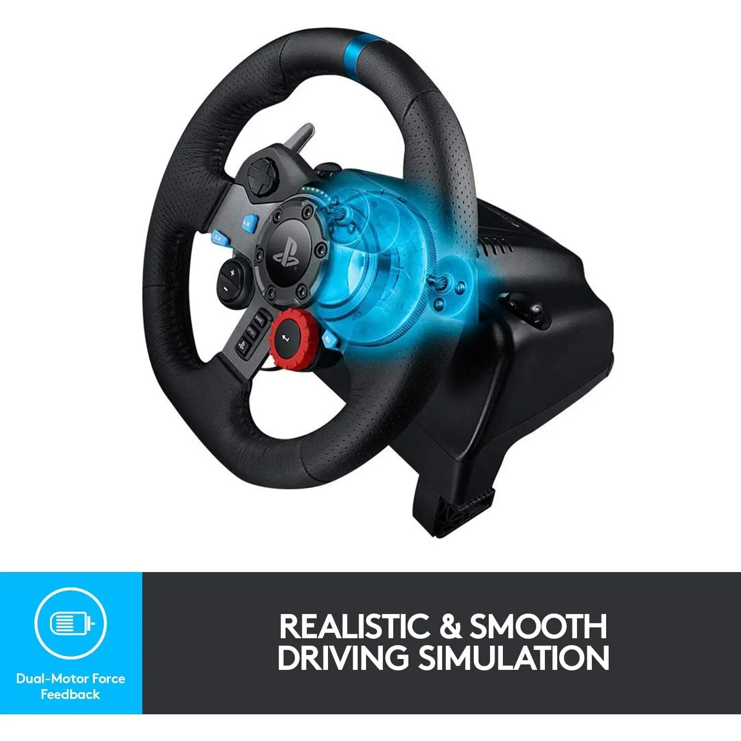 Logitech G29 Driving Force Racing Wheel and Floor Pedals (Refurbished)
