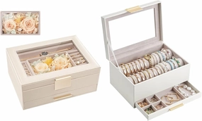 Lolalet Jewelry Organizer Bundle with Bracelet Holder