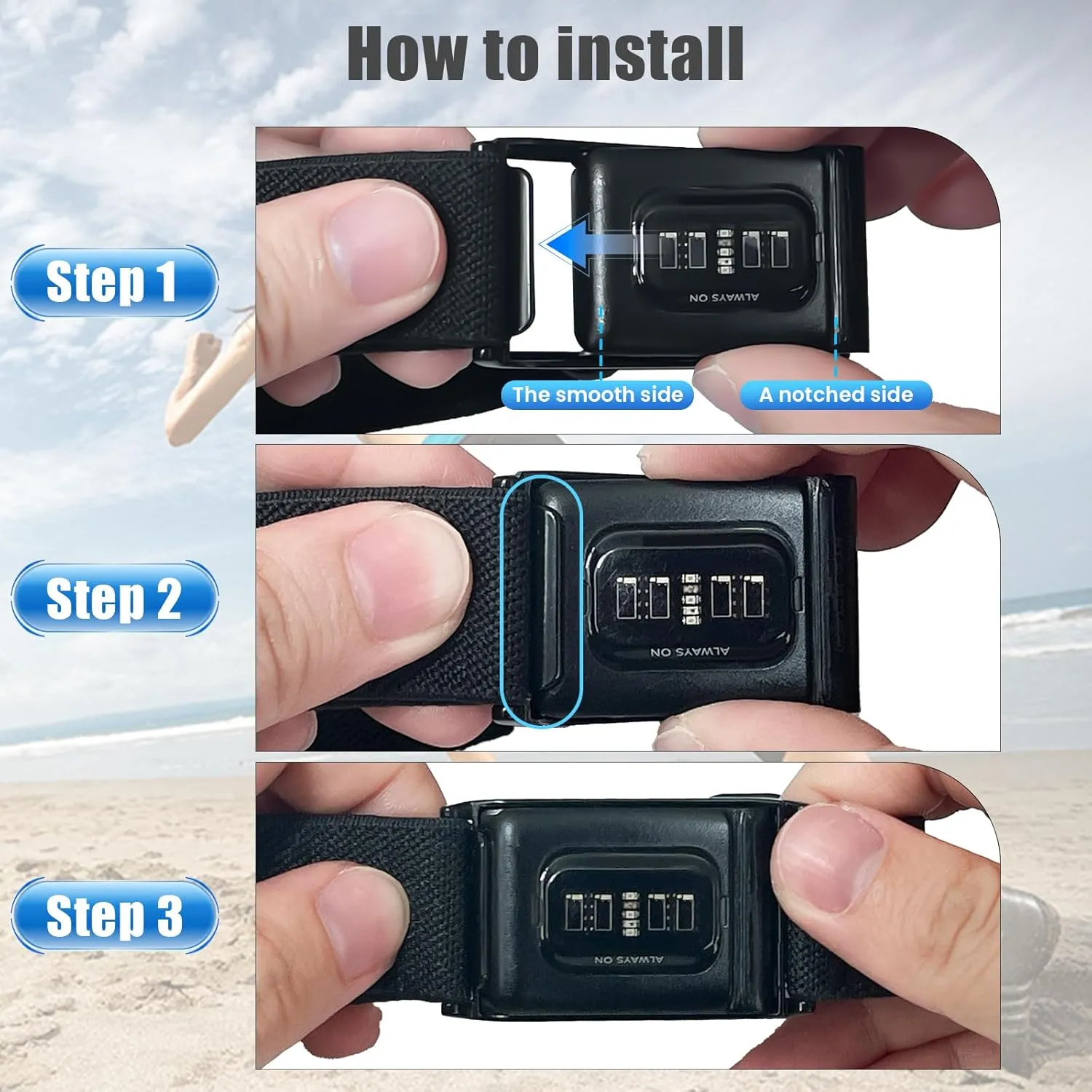 Loop Strap Compatible with Whoop 4.0 - Breathable Nylon Sports Bands for Men Women, 22cm Velcro Wristband for Hiking/Running/Outdoor