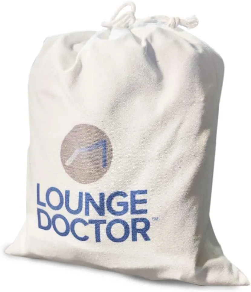 Lounge Doctor Inflatable Travel Leg Rest Wedge Pillow for Post Surgery, Inflates and Deflates for Easy Storage, for Leg Support, Leg Swelling and Circulation, Large