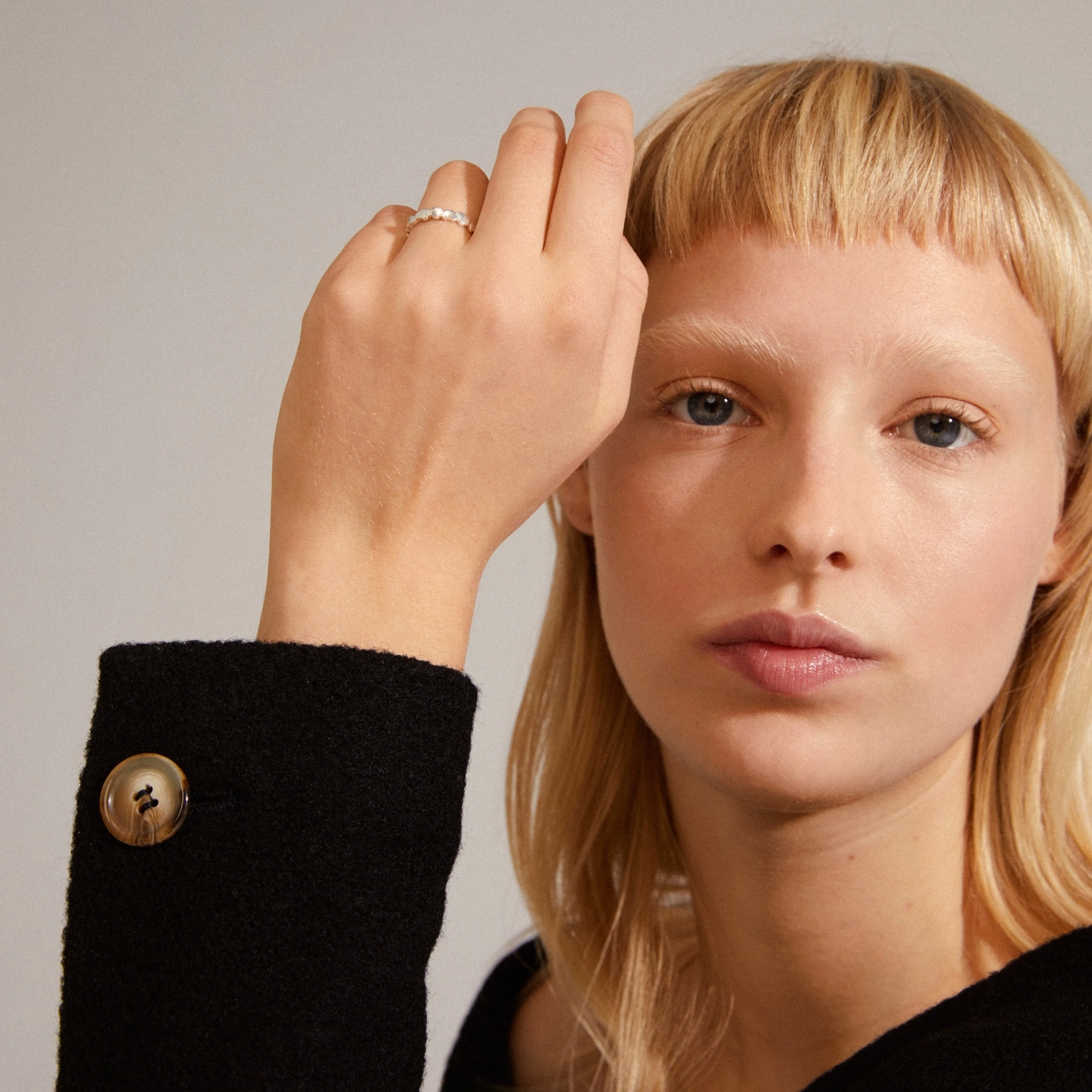 LULU stack ring silver-plated