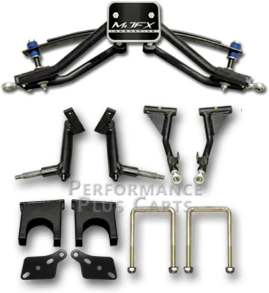 MadJax 6 Inch A-Arm Golf Cart Lift Kit for Club Car DS Golf Carts | Compatible with 2004.5-2014 Models (with Plastic Dust Covers)