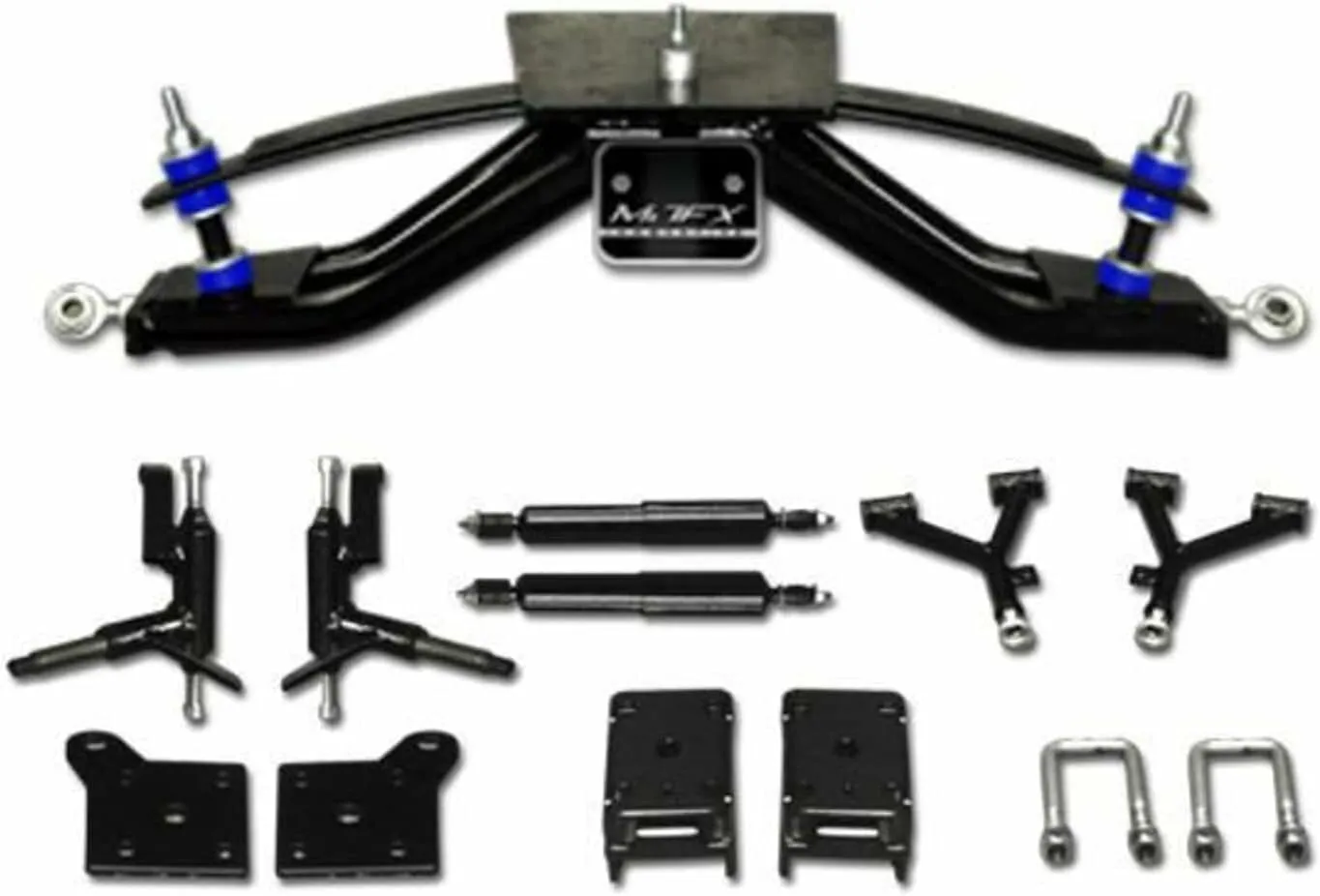 MADJAX 6 Inch A-Arm Golf Cart Lift Kit for EZGO RXV Gas Golf Carts | Compatible with 2008-Up Gas Models
