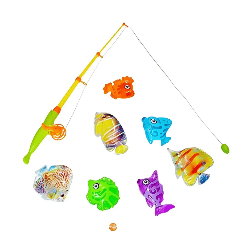 Magnetic Fishing Game Set (1 rod and 7 fish) $18.50 Per Set