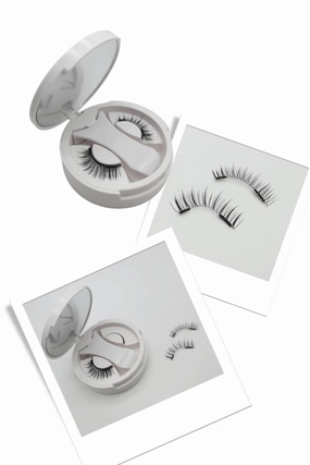 Magnetic Eyelashes Kit | Reusable & Natural Look | No Glue Needed | Lightweight & Comfortable | Easy to Apply & Remove (F)