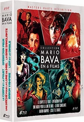 Mario Bava Collection - 6-Disc Box Set ( La frusta e il corpo / Operazione paura / Il rosso segno della follia / Ecologia del delitto / Gli orrori de [ NON-USA FORMAT, Blu-Ray, Reg.B Import - Fra